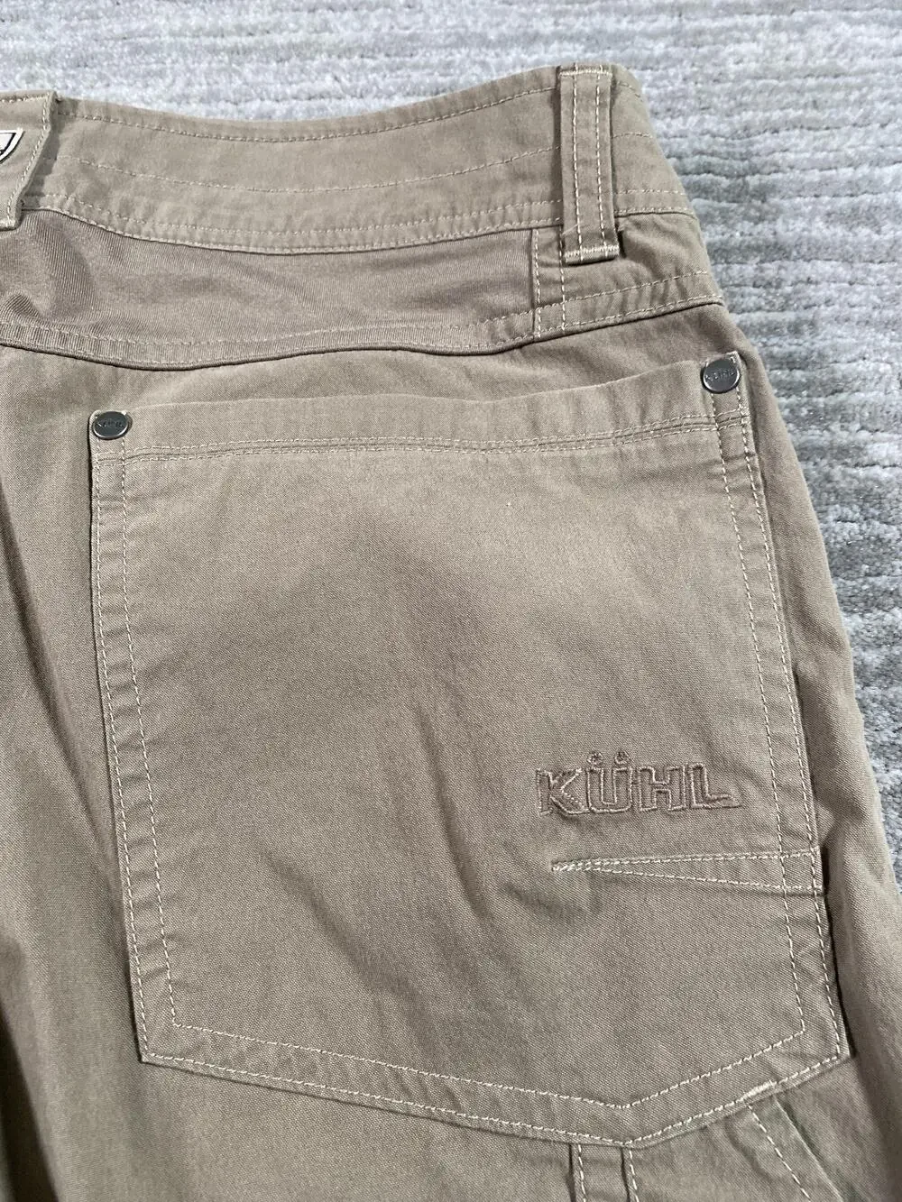 Kuhl Radikl Pants Mens 32x32 (fits 32x31) Brown Outdoor Hiking Stretch 7 Pocket